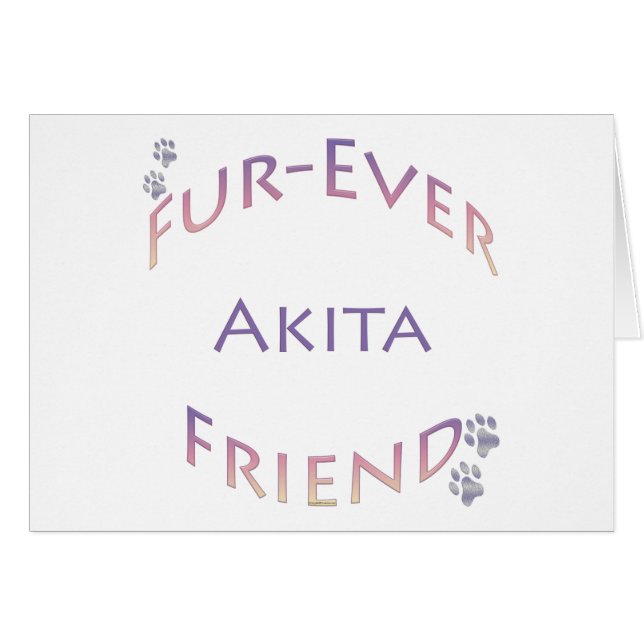 Akita Furever (Vorderseite (Horizontal))