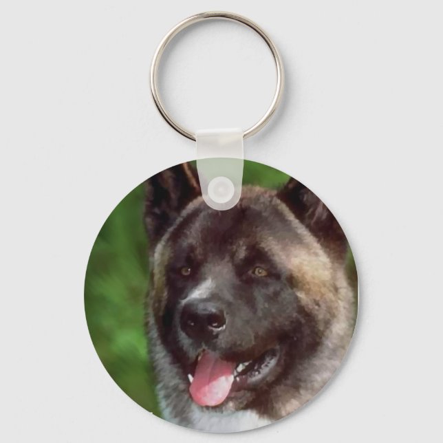 Akita Gaben of Art Schlüsselanhänger (Vorderseite)