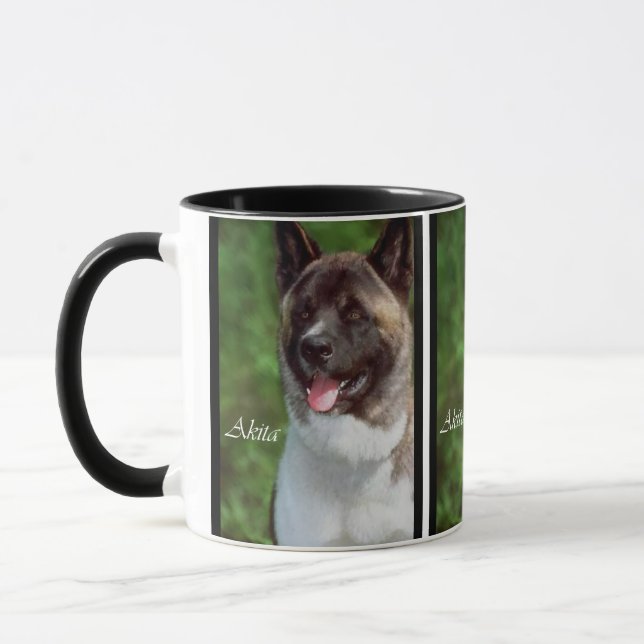 Akita Gaben of Art Tasse (Links)