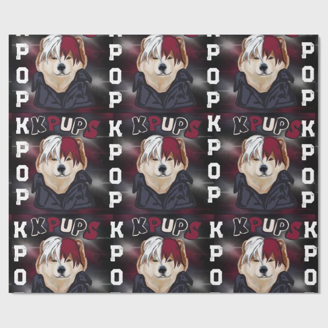 AKITA GESCHENKPAPIER (Flach)