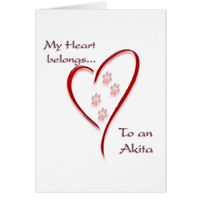 Akita Heart Belongs (Vorne)