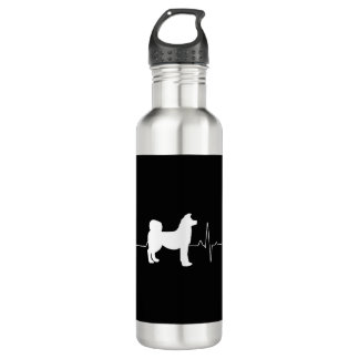 Akita Heartbeat Edelstahlflasche