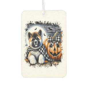 Akita-Hund Halloween-Platz Autolufterfrischer