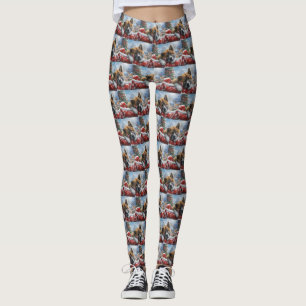 Akita-Hund Weihnachtsfest Leggings