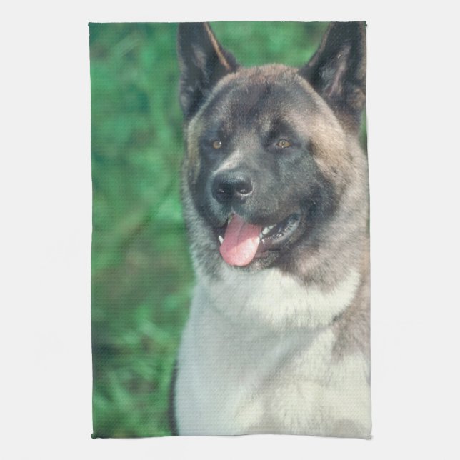 Akita-HundeGeschirrtuch Geschirrtuch (Vertikal)