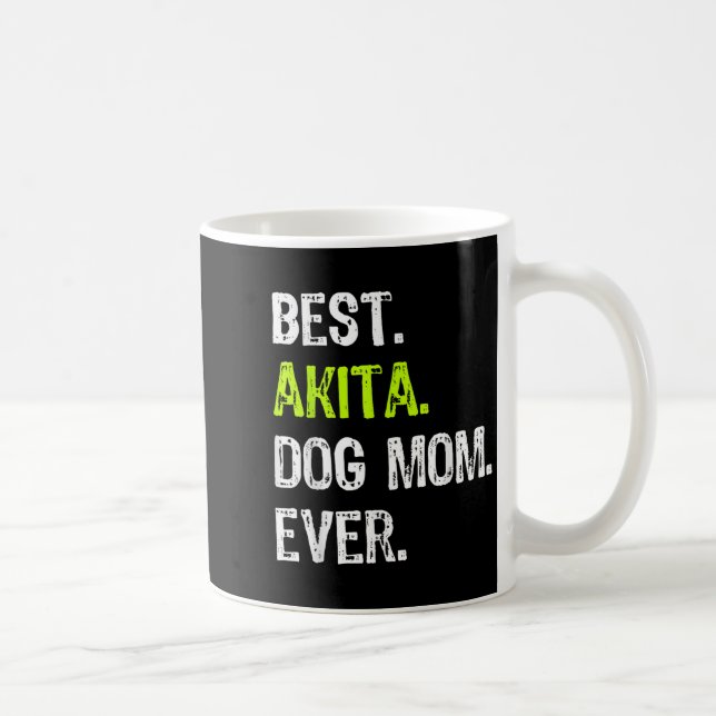 Akita-Hundemutter Muttertag Hundeliebhaber Männer  Kaffeetasse (Rechts)