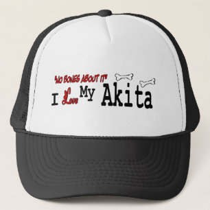 Akita (I-Liebe) Hat Truckerkappe