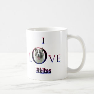 Akita I Liebe Kaffeetasse
