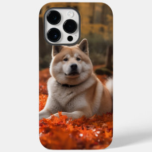 Akita im Herbst inspiriert vom Fall der Blätter Case-Mate iPhone 14 Pro Max Hülle