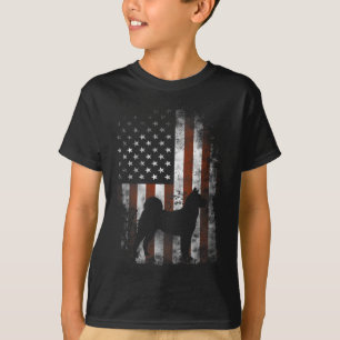 Akita Inu American Flag Patriotic 4. Juli T-Shirt