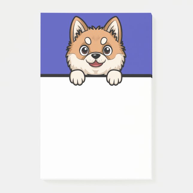 Akita Inu Custom Akita Hund Lover Geschenke Post-it Klebezettel (Vorderseite)