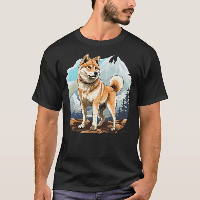 Akita Inu Dog Akita Inu T-Shirt (Vorderseite)