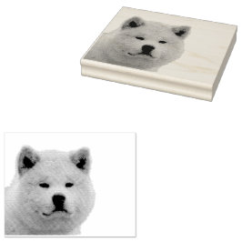 Akita Inu Gummistempel