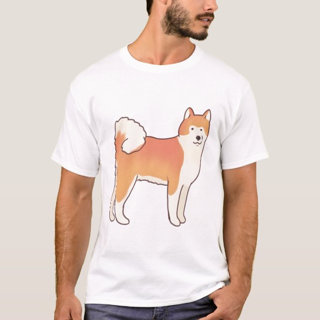 Akita inu Hund Magic T-Shirt (Vorderseite)