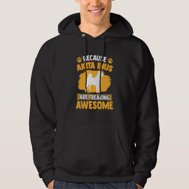Akita Inu is awesome Spitz Japanese Akita Inu Hoodie (Vorderseite)