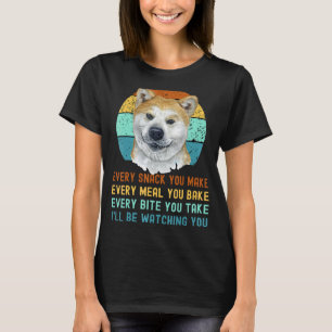 Akita Inu oder Kuma Inu Hund jeden Snack, den Sie  T-Shirt