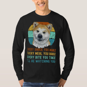 Akita Inu oder Kuma Inu Hund jeden Snack, den Sie T-Shirt