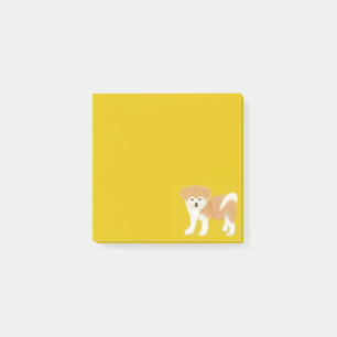 Akita inu post-it klebezettel