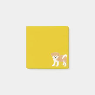 Akita inu post-it klebezettel