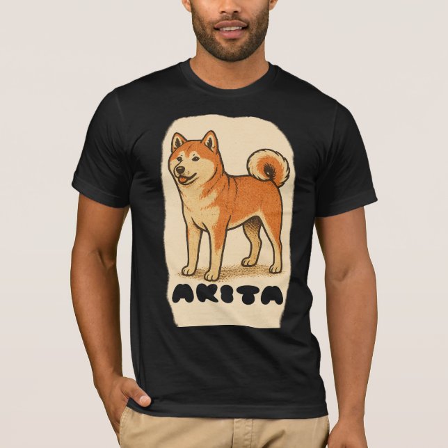 AKITA INU T-Shirt (Vorderseite)