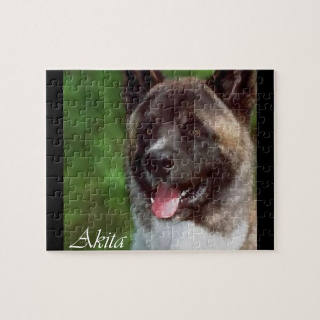 Akita-Kunst Puzzle (Horizontal)