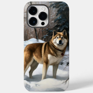 Akita Let It Schnee Weihnachten Case-Mate iPhone 14 Pro Max Hülle