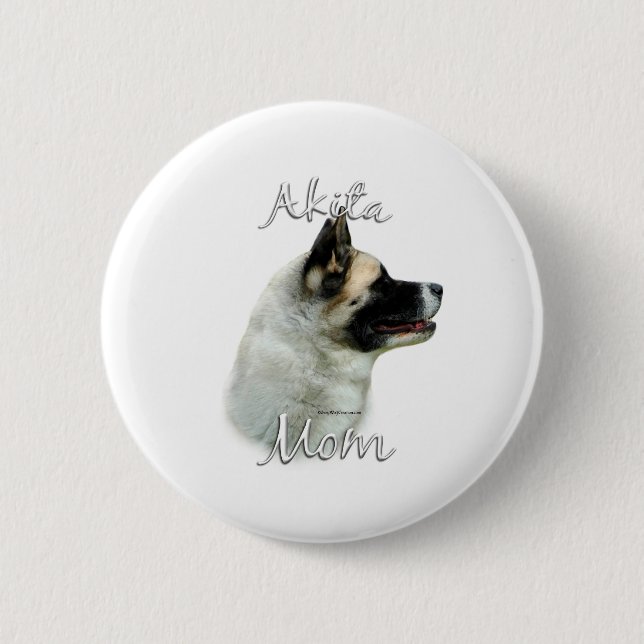 Akita Mama 2 Button (Vorderseite)