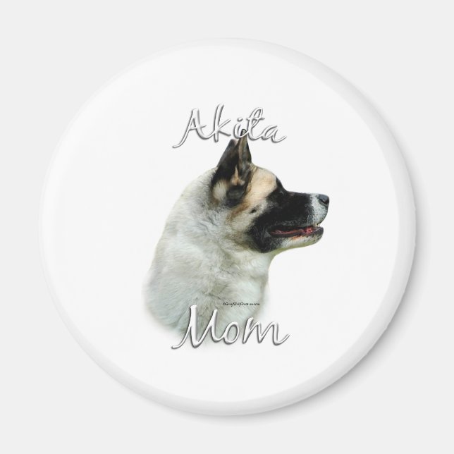 Akita Mama 2 Magnet (Vorne)