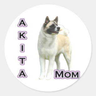 Akita Mama 4 - Aufkleber