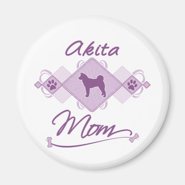 Akita Mama Magnet (Vorne)