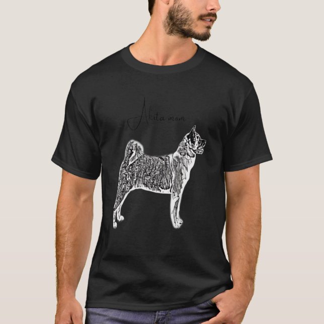 AKITA MOM DOG T-Shirt (Vorderseite)