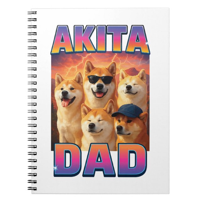 Akita Notizblock (Vorderseite)