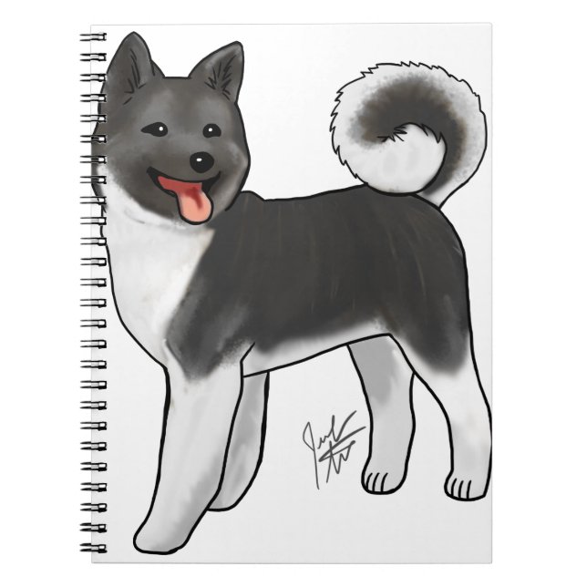 Akita Notizblock (Vorderseite)