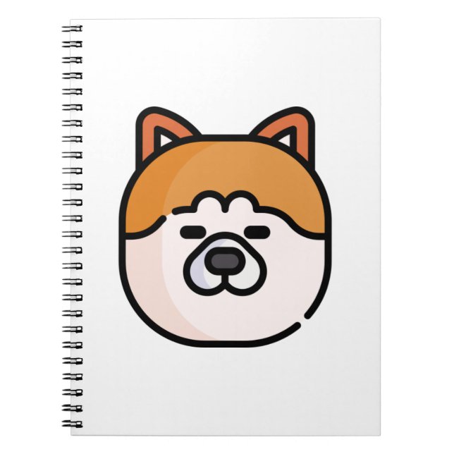 Akita Notizblock (Vorderseite)