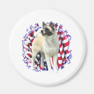 Akita Patriot Magnet