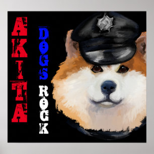 AKITA POSTER