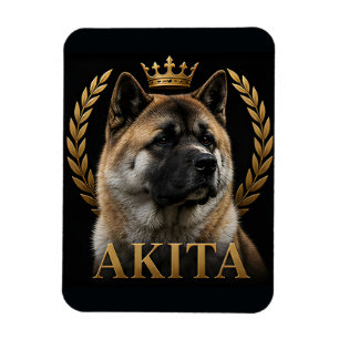 Akita Royal Dog Stolz Japanische Hunde Liebhaber Magnet