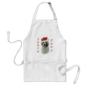 Akita Santa Paws Schürze