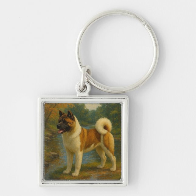 Akita Schlüsselanhänger (Vorne)