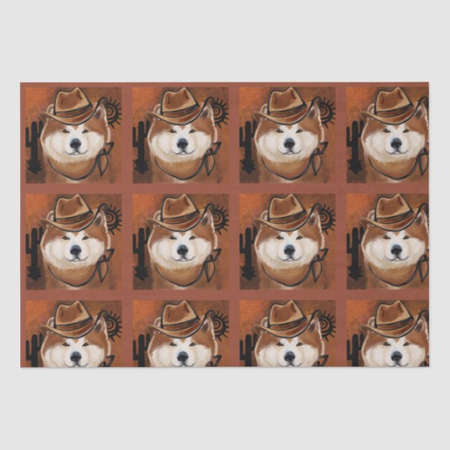 AKITA SEIDENPAPIER (Vorderseite)