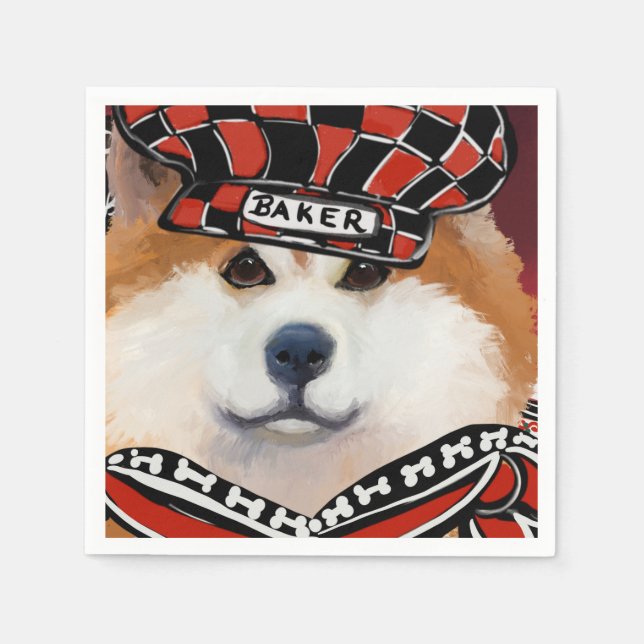 AKITA SERVIETTE (Vorderseite)