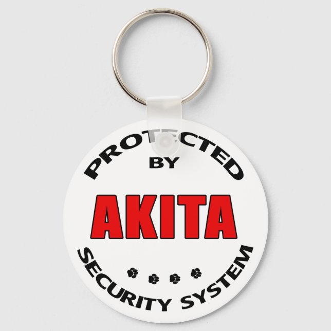 Akita-Sicherheitssystem Schlüsselanhänger (Vorderseite)