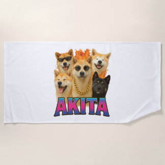 Akita strandtuch