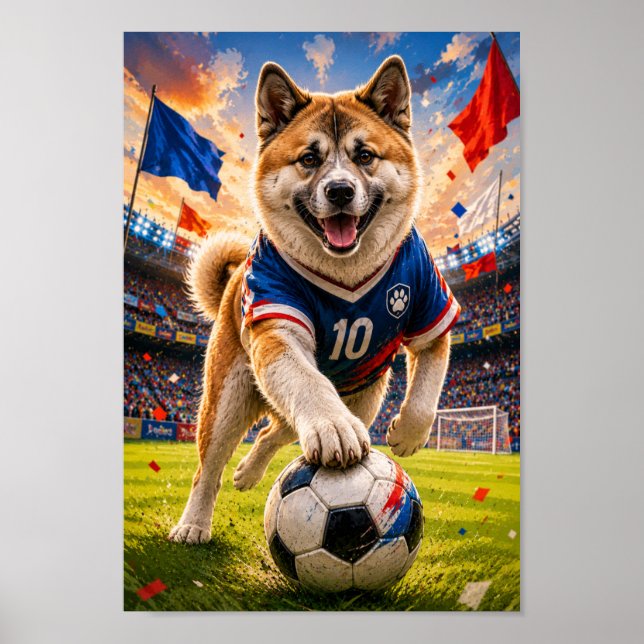Akita-Tor-Maschine Poster (Vorne)