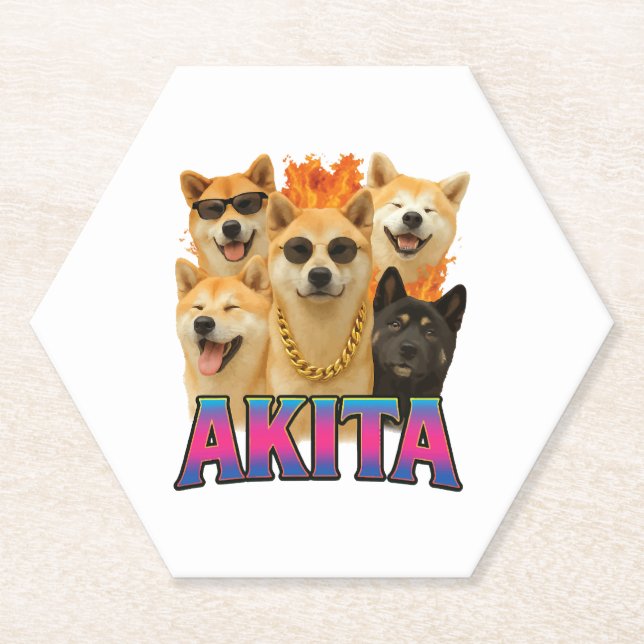 Akita  untersetzer (Vorderseite)