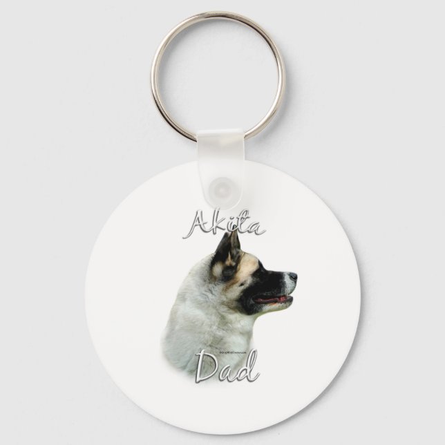 Akita Vater 2 Schlüsselanhänger (Vorderseite)