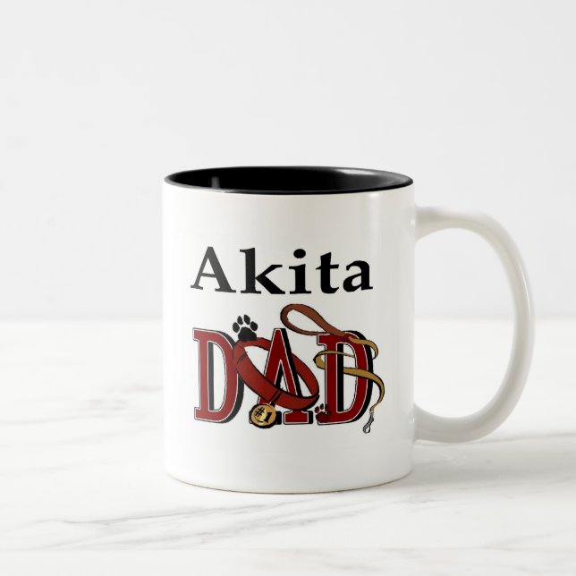 Akita Vater Tasse (Rechts)
