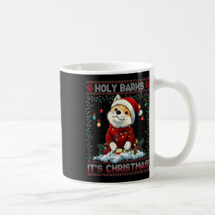 Akita Weihnachtsbaum Lichter Dekorationen Hund Lov Kaffeetasse
