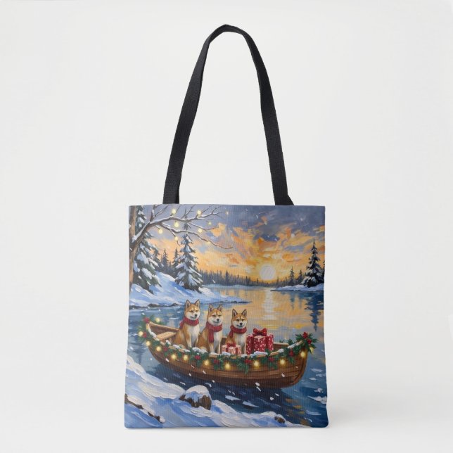 Akita Weihnachtsboot Urlaub (Vorderseite)
