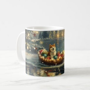 Akita Weihnachtsfest Reise Kaffeetasse